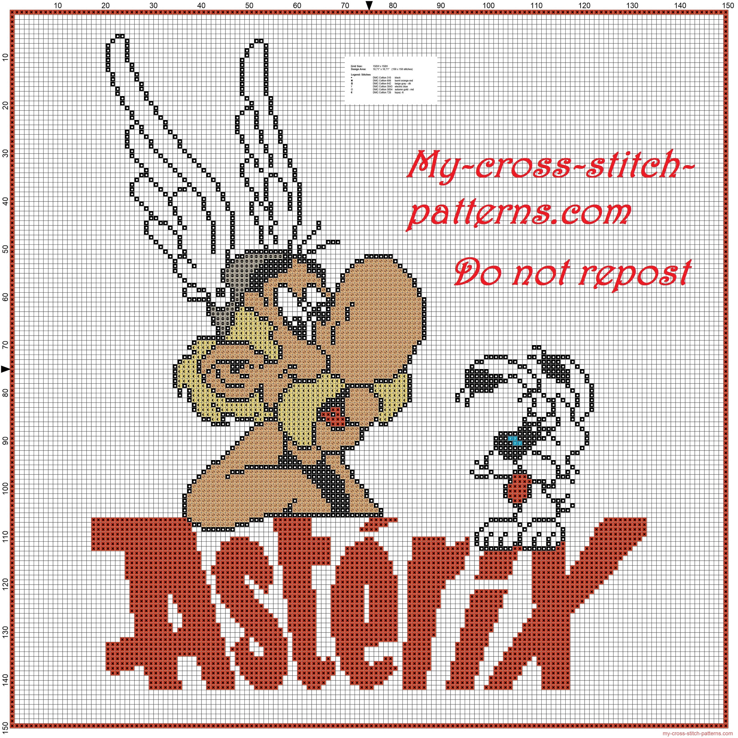 asterix_e_idefix_schema_punto_croce