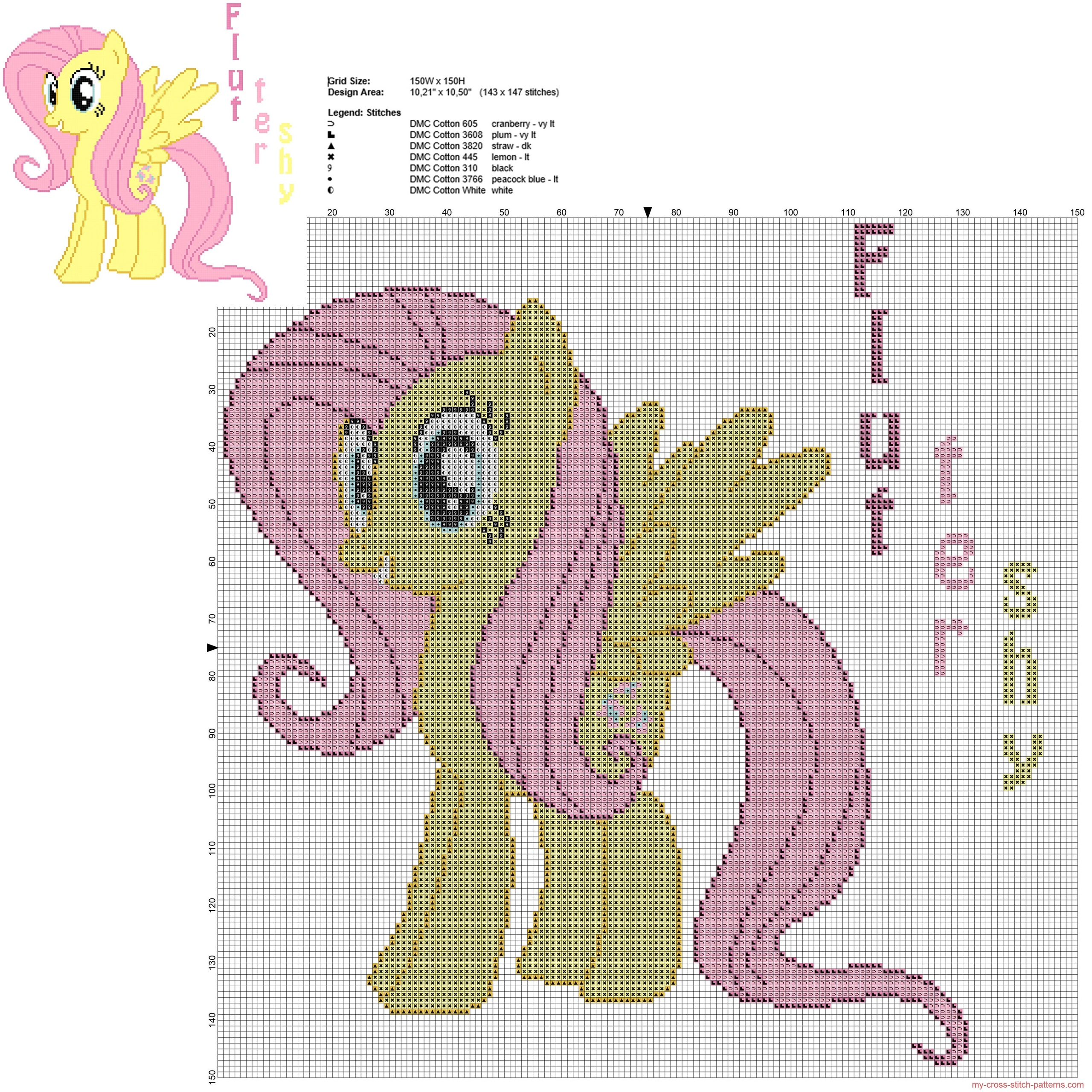 fluttershy_my_little_pony_schema_da_ricamare_su_cuscino